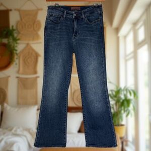 Judy Blue boot cut jeans,size 7/28 medium blue denim,western,relaxed,comfortable